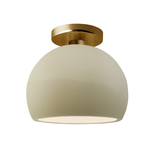 Radiance One Light Semi-Flush Mount Vanilla (Gloss)