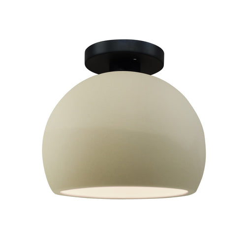 Radiance One Light Semi-Flush Mount Vanilla (Gloss)