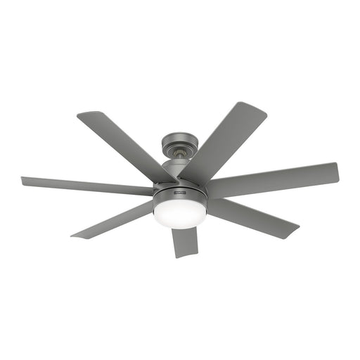 Hunter - 52376 - 52"Ceiling Fan - Brazos - Matte Silver