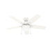 Hunter - 52774 - 44"Ceiling Fan - Anisten - Fresh White