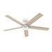 Hunter - 52929 - 52"Ceiling Fan - Burton - Fresh White