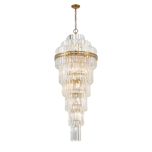 Crystorama - HAY-1419-AG - 31 Light Chandelier - Hayes - Aged Brass