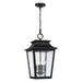 Capital Lighting - 953344BK - Four Light Outdoor Hanging Lantern - Chandler - Black