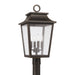 Capital Lighting - 953345OZ - Four Light Outdoor Post Lantern - Chandler - Oiled Bronze