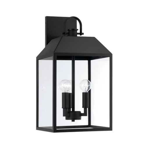Capital Lighting - 953432BK - Three Light Outdoor Wall Lantern - Nelson - Black