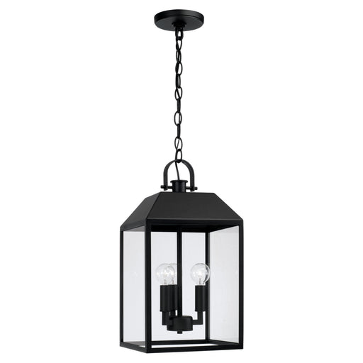 Capital Lighting - 953434BK - Three Light Outdoor Hanging Lantern - Nelson - Black