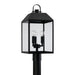Capital Lighting - 953435BK - Three Light Outdoor Post Lantern - Nelson - Black
