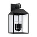 Capital Lighting - 953443BK - Four Light Outdoor Wall Lantern - Nelson - Black