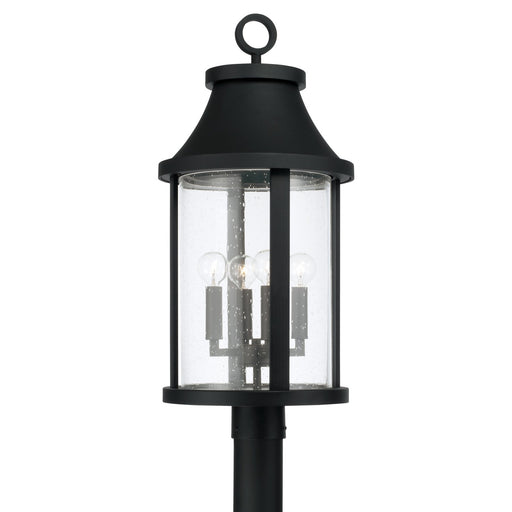 Capital Lighting - 953645BK - Four Light Outdoor Post Lantern - Bridger - Black