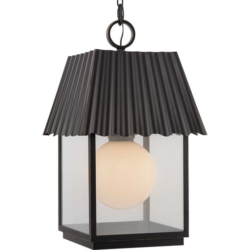 Point Dume-Hook Pond One Light Outdoor Hanging Lantern