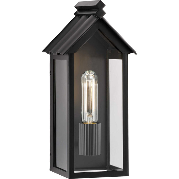 Progress Lighting - P560303-31M - One Light Outdoor Wall Lantern - Point Dume-Dunemere - Matte Black