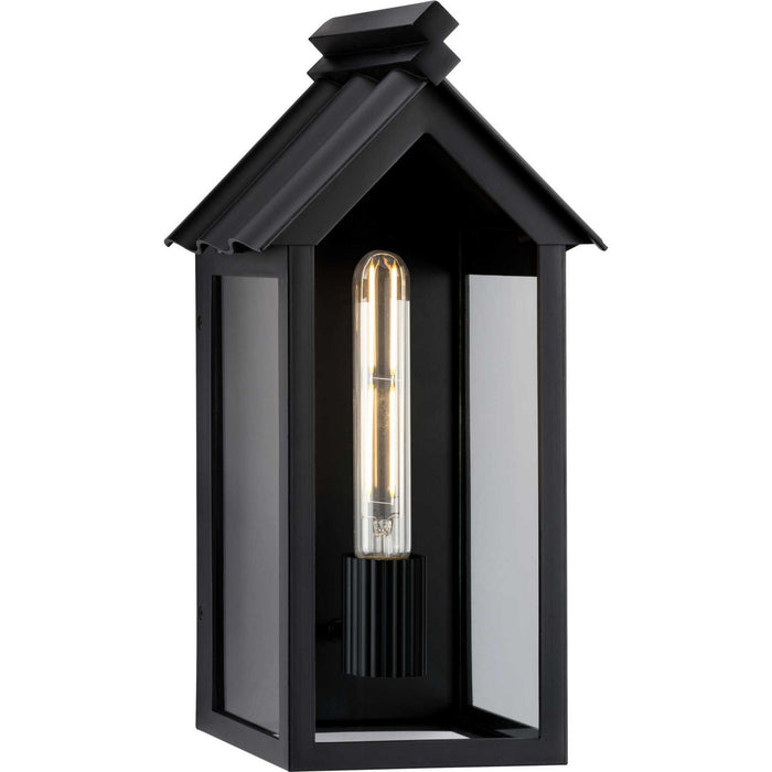 Progress Lighting - P560304-31M - One Light Outdoor Wall Lantern - Point Dume-Dunemere - Matte Black