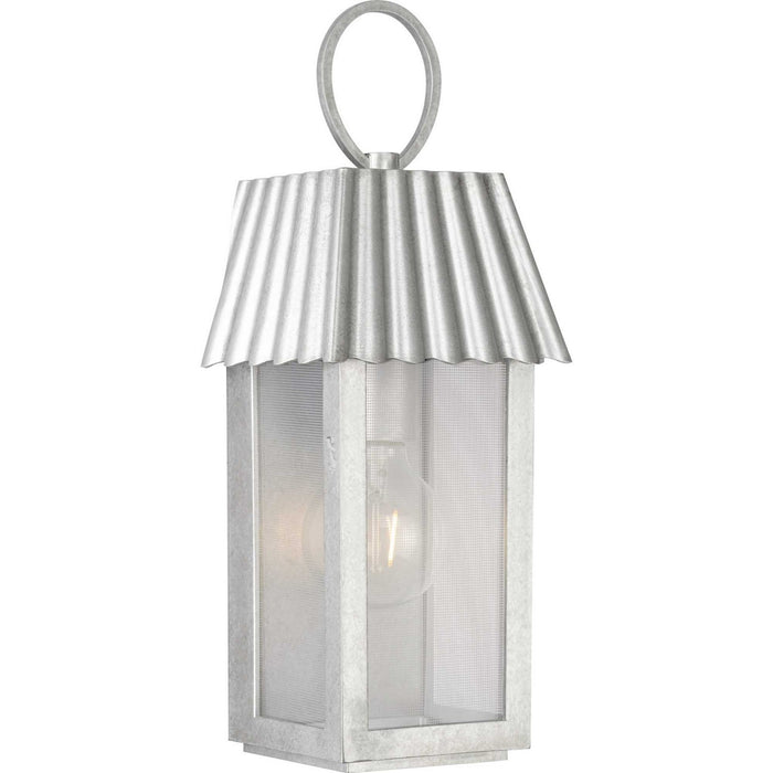 Progress Lighting - P560305-141 - One Light Outdoor Wall Lantern - Point Dume-Hook Pond - Galvanized Finish