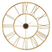 Uttermost - 06466 - Wall Clock - Keyann - Brushed Brass