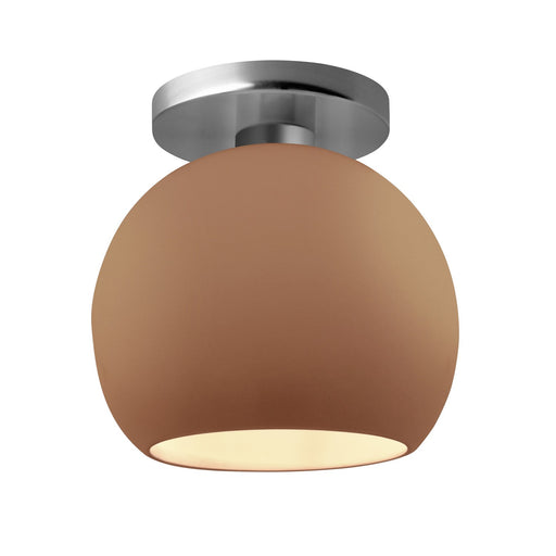 Radiance One Light Semi-Flush Mount Adobe