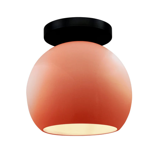 Radiance One Light Semi-Flush Mount Gloss Blush