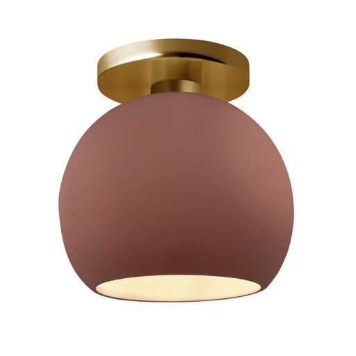 Radiance One Light Semi-Flush Mount Canyon Clay
