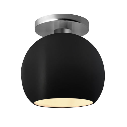 Radiance One Light Semi-Flush Mount Carbon - Matte Black