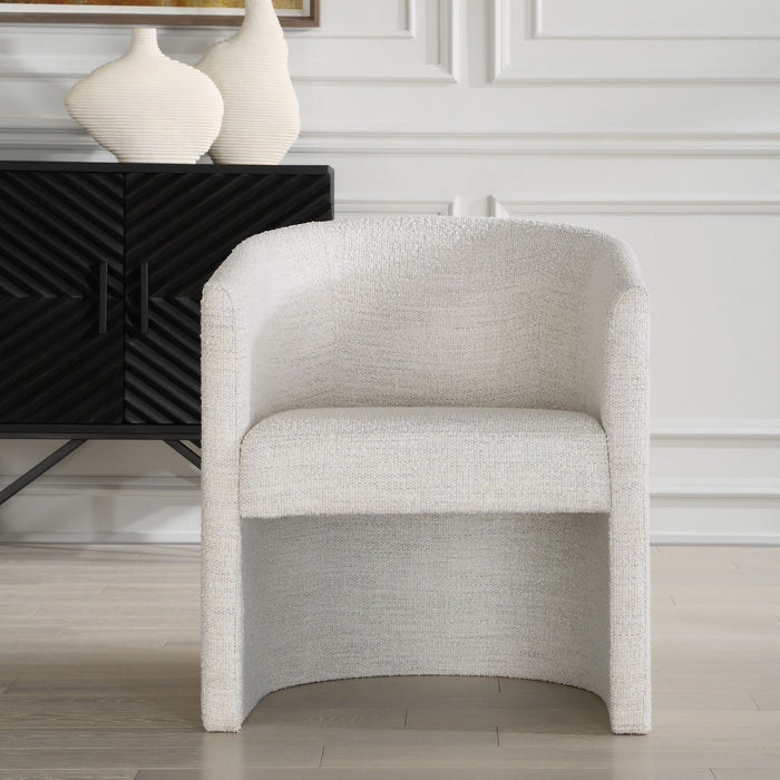 Uttermost - 23798 - Dining Chair - Encompass - Textured White