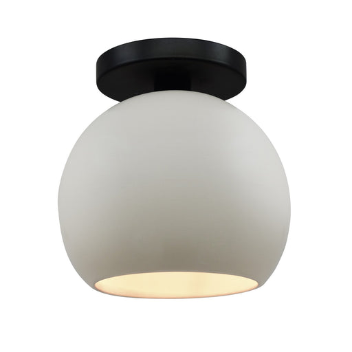 Radiance One Light Semi-Flush Mount Matte White