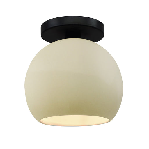 Radiance One Light Semi-Flush Mount Vanilla (Gloss)