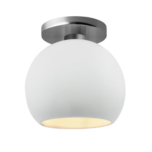 Radiance One Light Semi-Flush Mount Gloss White