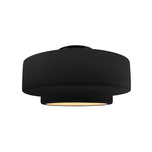 Radiance One Light Semi-Flush Mount Carbon - Matte Black