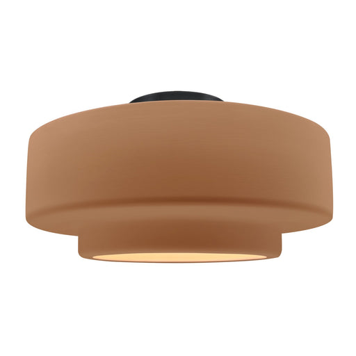 Radiance One Light Semi-Flush Mount Adobe