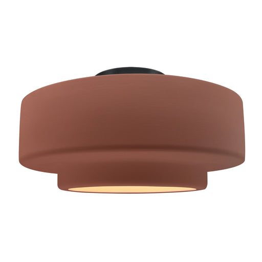 Radiance One Light Semi-Flush Mount Canyon Clay