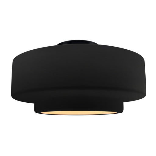 Radiance One Light Semi-Flush Mount Carbon - Matte Black
