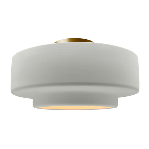 Radiance One Light Semi-Flush Mount Matte White