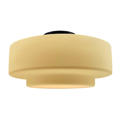 Radiance One Light Semi-Flush Mount Muted Yellow