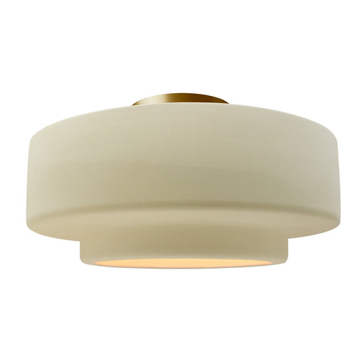 Radiance One Light Semi-Flush Mount Vanilla (Gloss)