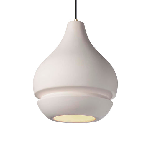 Radiance One Light Pendant Bisque