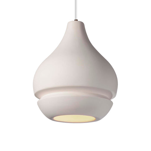 Radiance One Light Pendant Bisque