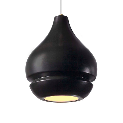 Radiance One Light Pendant Carbon - Matte Black