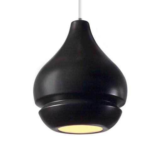 Radiance One Light Pendant Carbon - Matte Black