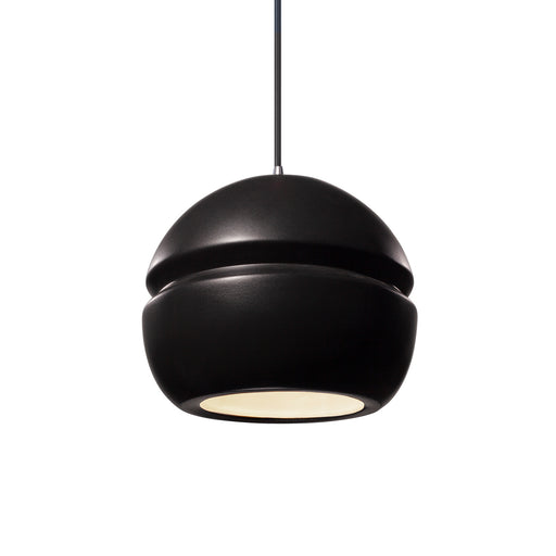 Radiance One Light Pendant Carbon - Matte Black