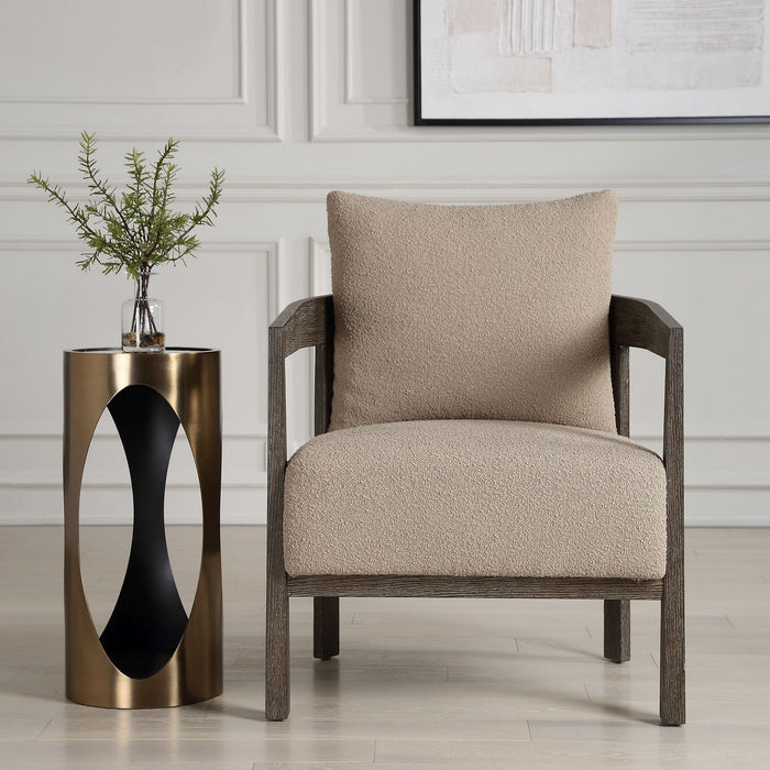 Uttermost - 23832 - Accent Chair - Sienna - Solid Oak