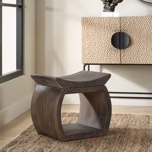 Uttermost - 24401 - Accent Stool - Connor - Solid Wood