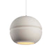 Justice Designs - CER-6415-BIS-CROM-WTCD - One Light Pendant - Radiance - Bisque