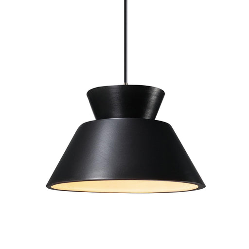 Radiance One Light Pendant Carbon - Matte Black