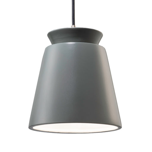 Radiance One Light Pendant Pewter Green