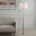 Uttermost - 30344-1 - One Light Floor Lamp - Colette - Antique Brass