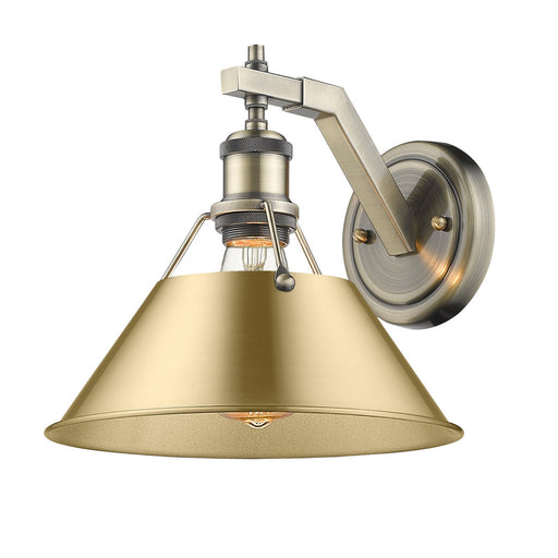 Golden - 3306-1W AB-BCB - One Light Wall Sconce - Orwell AB - Aged Brass