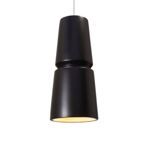 Radiance One Light Pendant Carbon - Matte Black