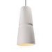 Justice Designs - CER-6435-BIS-CROM-BKCD - One Light Pendant - Radiance - Bisque