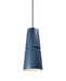 Justice Designs - CER-6435-MID-MBLK-RIGID - One Light Pendant - Radiance - Midnight Sky