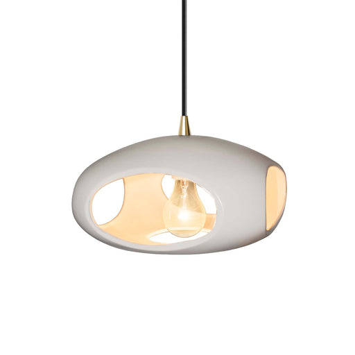 Radiance One Light Pendant Bisque