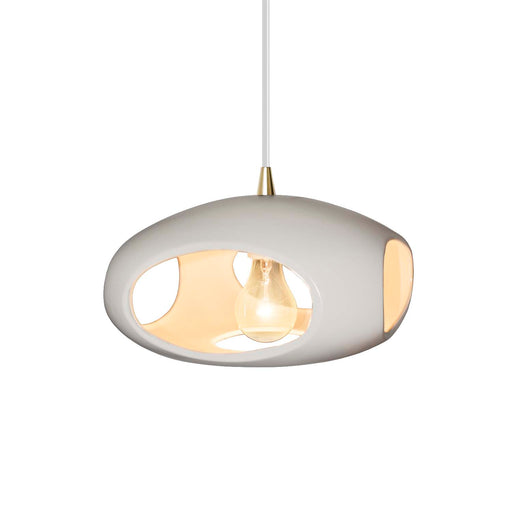 Radiance One Light Pendant Bisque